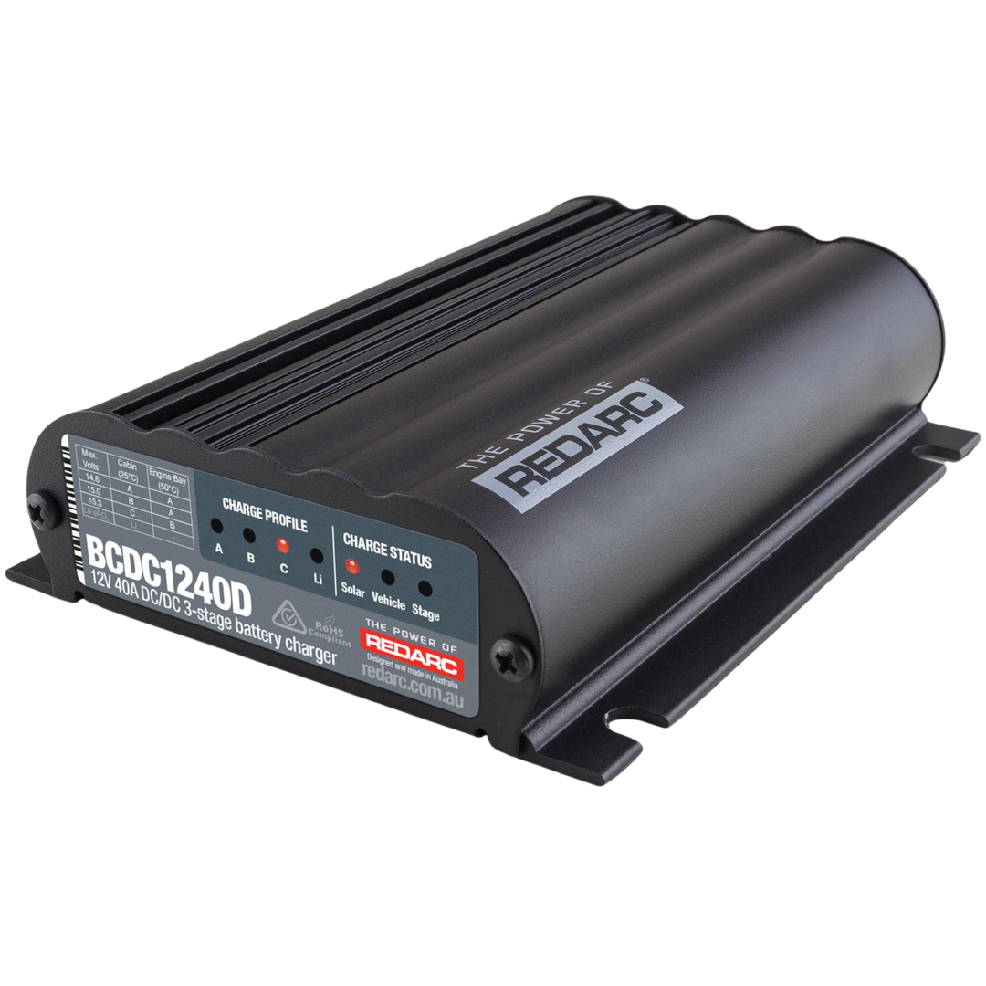 DC Battery Charger Dual Input 40A In-Vehicle