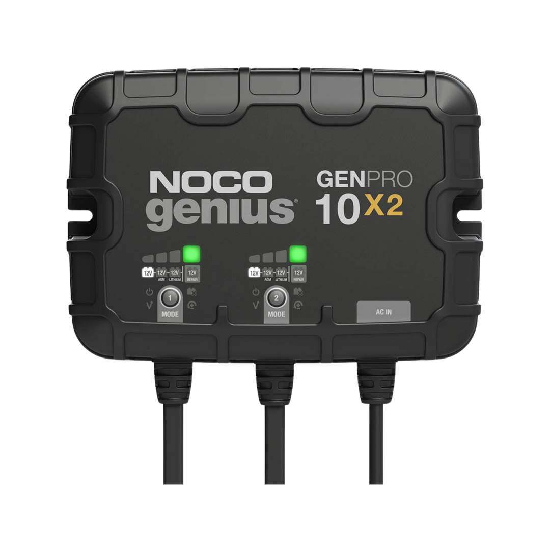 GENPRO 2-Bank 20A Onboard IP68 Battery Charger
