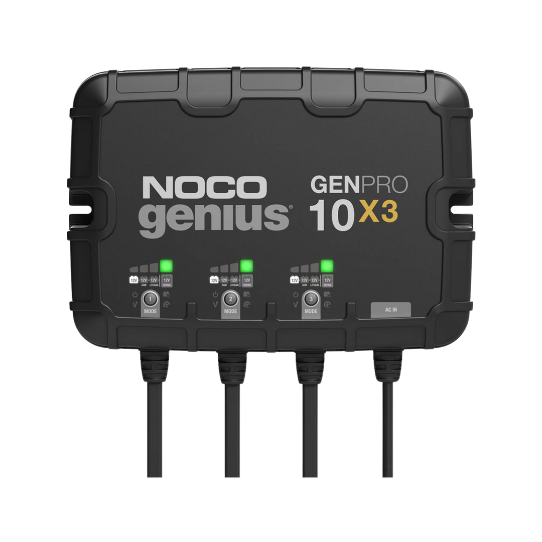 GENPRO 3-Bank 30A Onboard IP68 Battery Charger